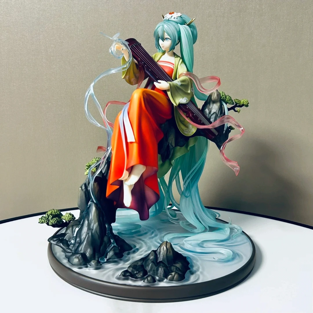 Genuine Gsc 1/7 Hatsune Miku Character Vocal Series High Mountain Flowing Water Ver. Collect Model Decoration Peripheral Gift