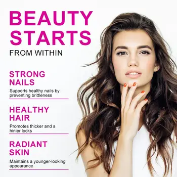 Doplněk stravy TAOTERS s kolagenem - obsahuje glutathion pro redukci vrásek a podporu zdravé pokožky, vlasů a nehtů, antioxidant 8 nejlepší prodej kolagenové doplňky - №1