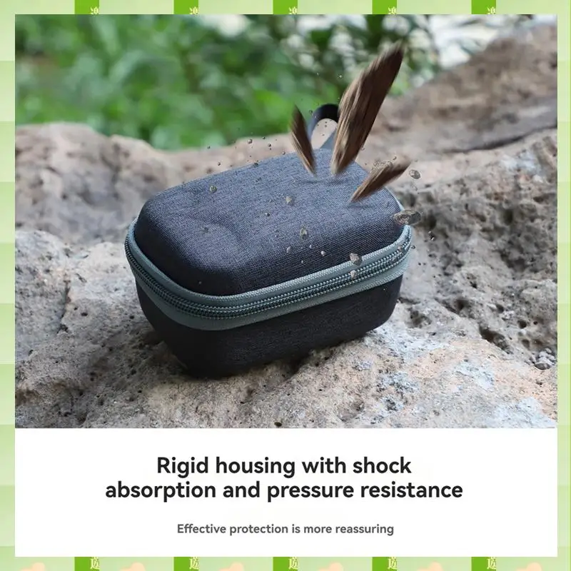 Мини-сумка для хранения Sunnylife 2025, чехол для переноски беспроводного микрофона, сумка для хранения, уличные дорожные аксессуары для видеоблогов для DJI Mic Min