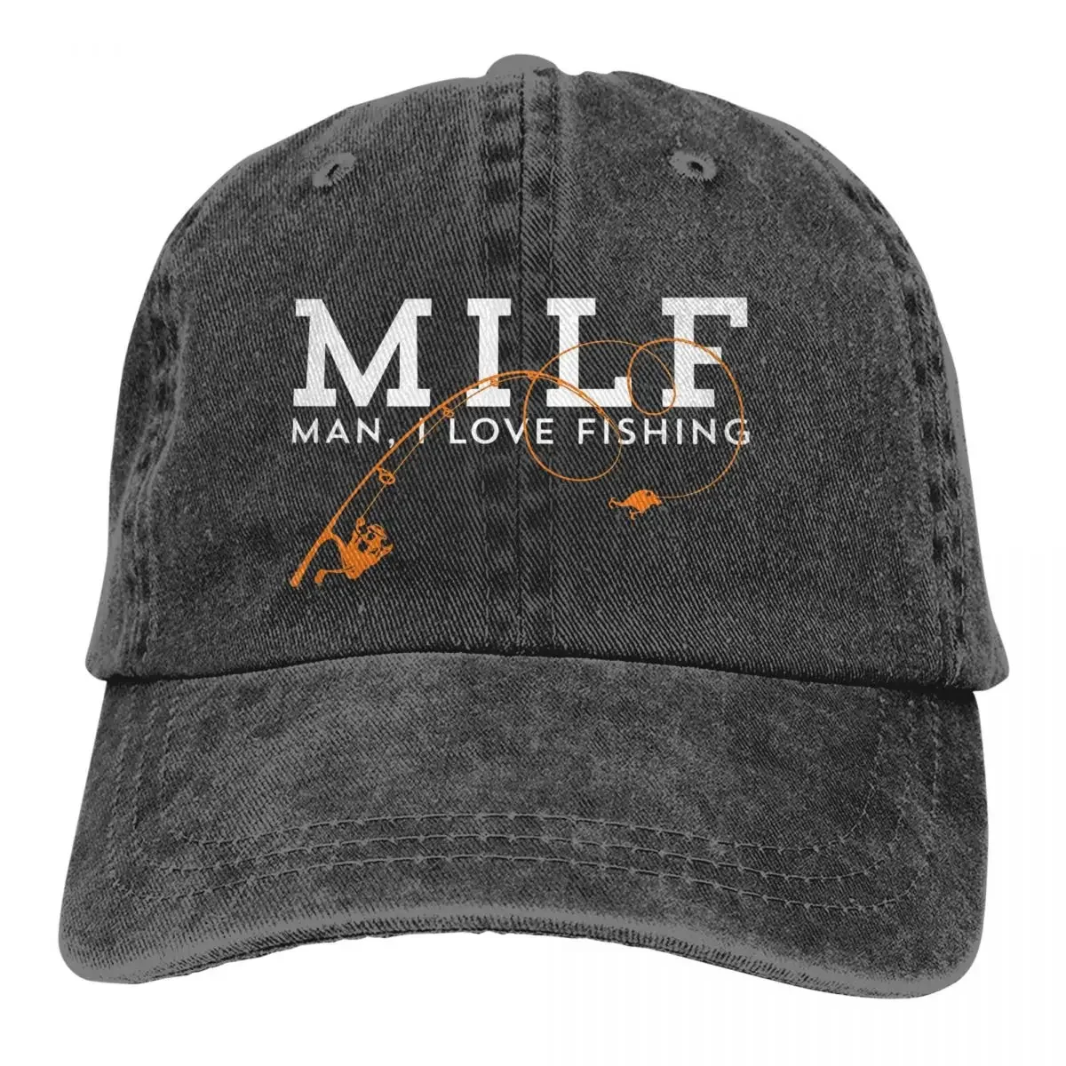 Summer Cap Sun Visor I Love Hip Hop Caps MILF Abbreviation Culture Cowboy Hat Peaked Hats