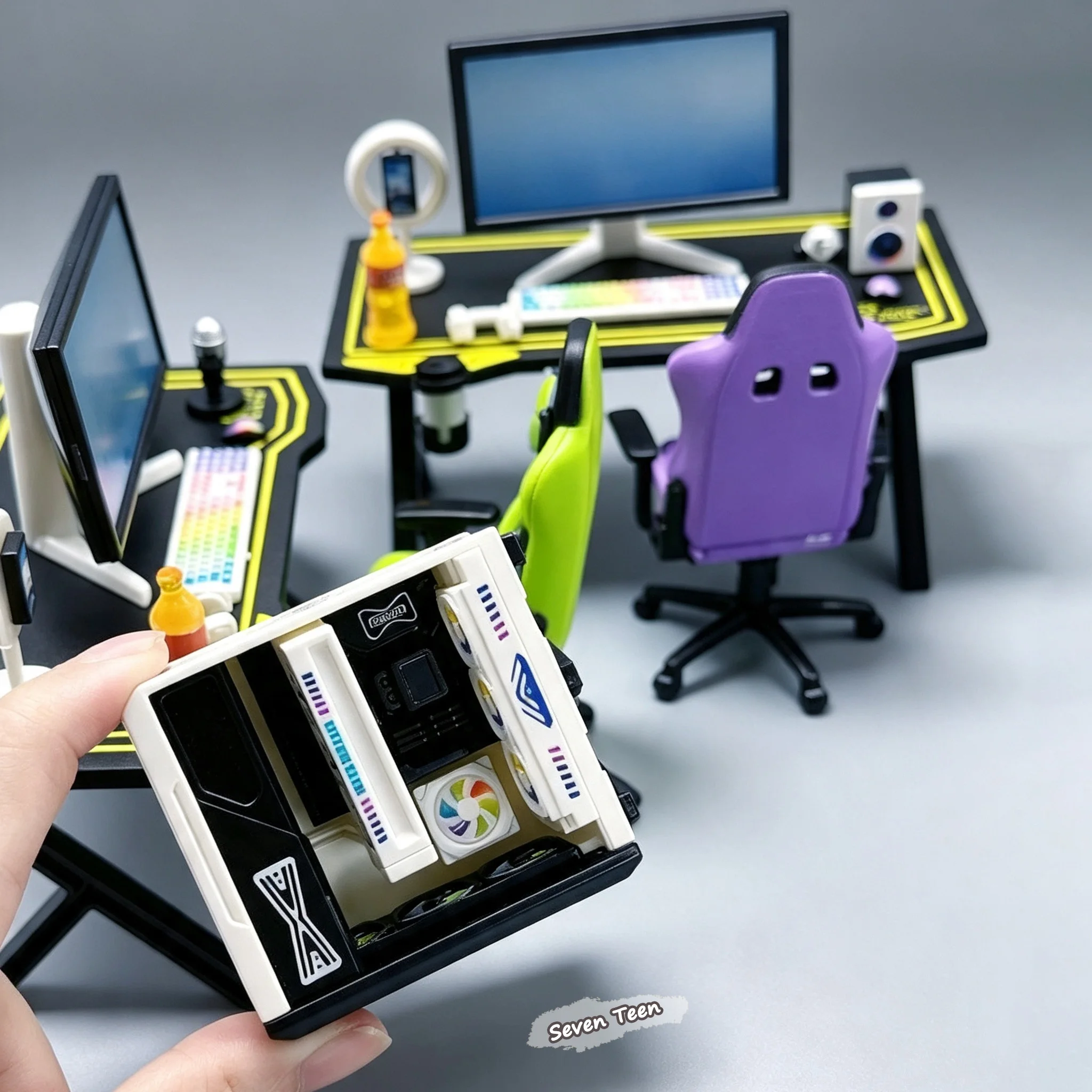 1:12 Mini Gaming Desk Chair Se - Gaming Keyboard Mini 评论和价格