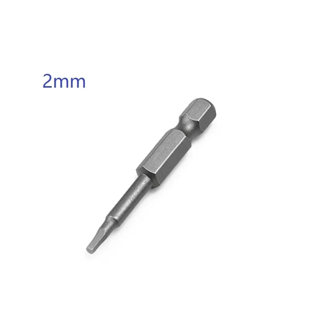 Punta per cacciavite da trapano Vite rapida di potenza 1 pz Cambia esagonale magnetico argento codolo esagonale lunghezza 50 mm 6,35 mm 1 4 pollici