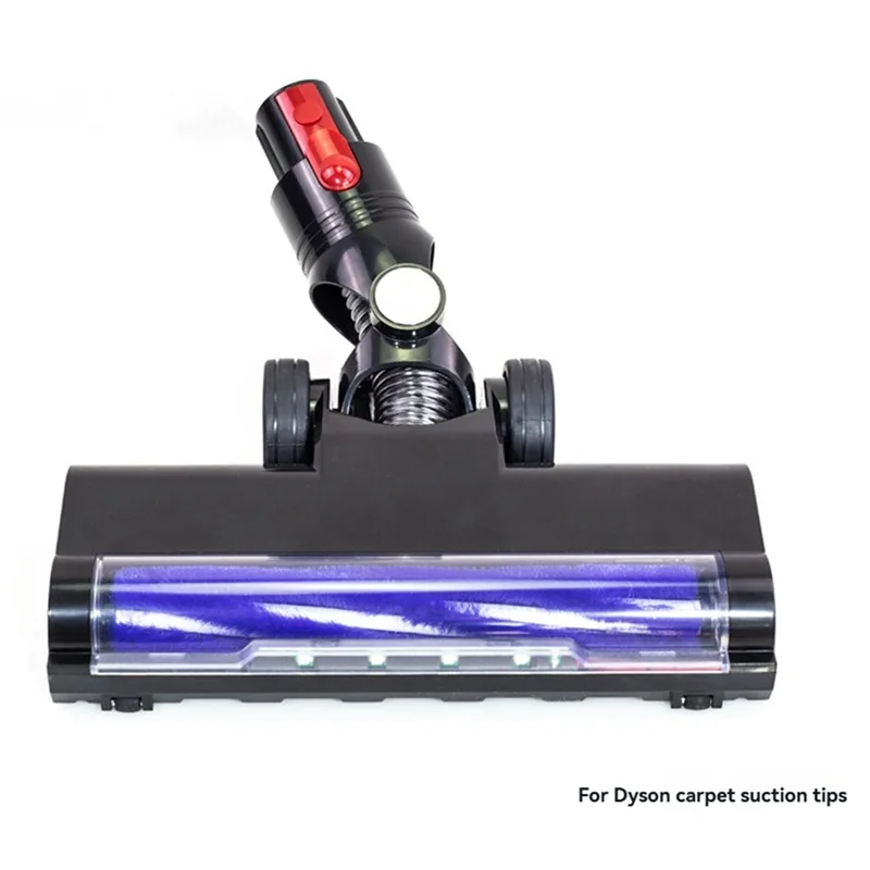 A005-Электрическая насадка для щетки для пола для пылесоса Dyson, запасные части со светодиодными лампами для пыли V7 V8 V10 V11 V15