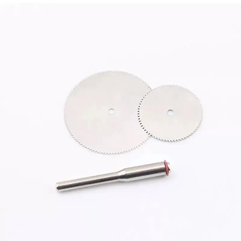 11PCS Kit Mini Circular Saw Blade Rotary Tool Metal Discs Tool Electric Grinding Cut Cutoff Mandrel Set Cutting Wood Tool