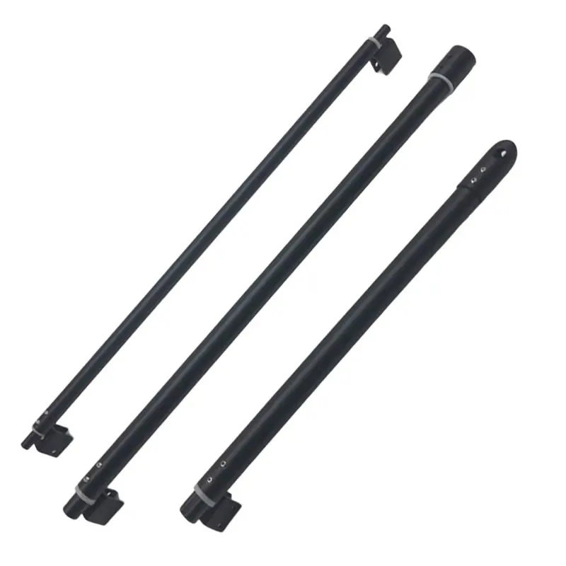 Stainless steel Shower Glass door fixed rod clamp Bathroom glass support bar Plane fixed Adjustable length  easy to install
