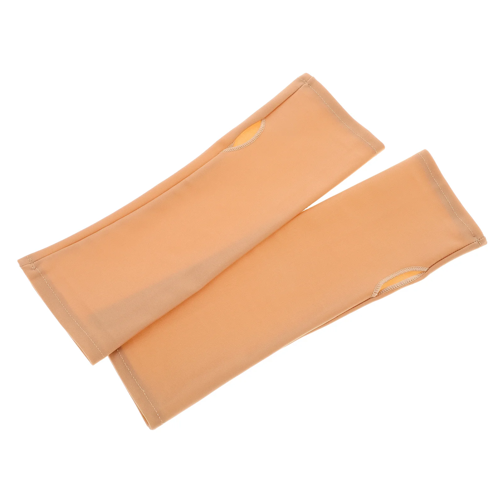 زوج واحد من أكمام الذراع الطويلة للنساء من قماش التبريد المسامي للحماية من الأشعة فوق البنفسجية للرياضات الخارجية والقيادة والمشي لمسافات طويلة بشكل مريح