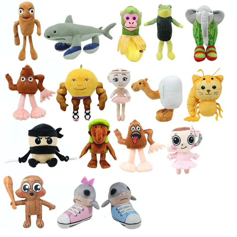 20-30CM Tralalelo Tralala Plush Tungtungtung Italian Brainrot Al Tralalero Tralala Plush Doll Stuffed Soft Pillow Custom Toys