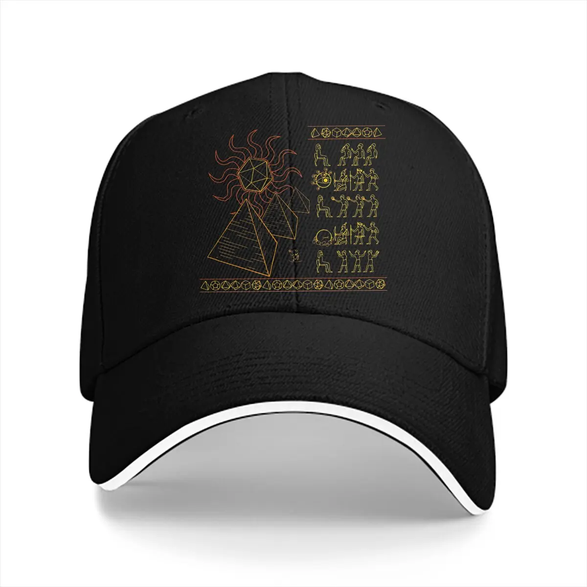 Ancient Tablets of Roleplaying Knowledge Baseball Caps Peaked Cap DnD Game Sun Shade Hats for Men Women