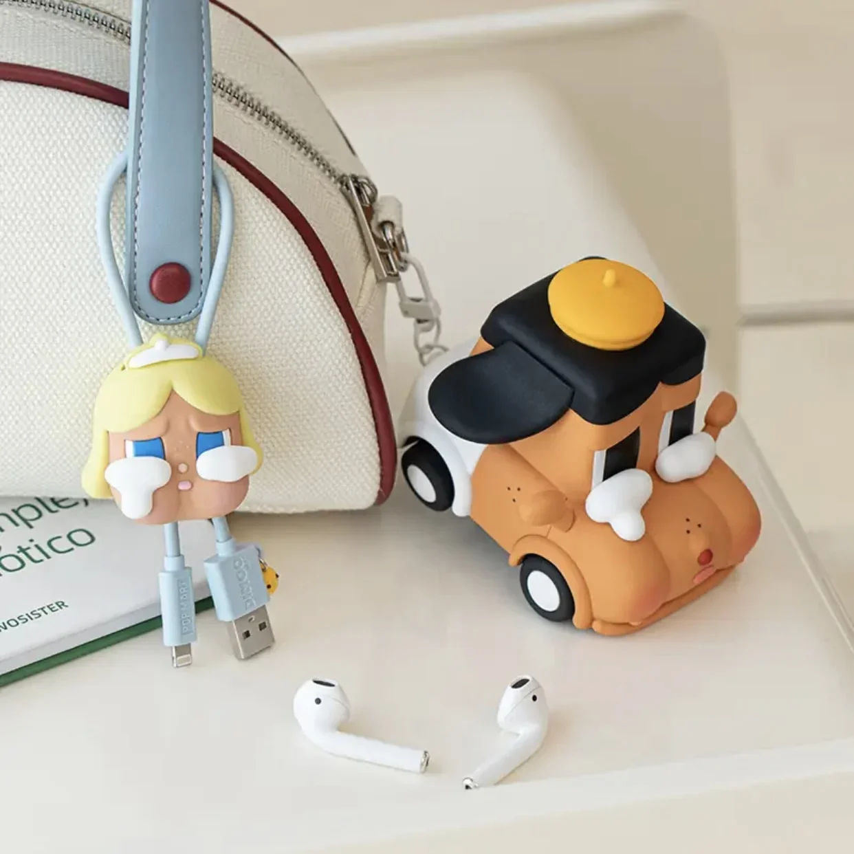 

Crybaby Encounter Yourself Series Action Figure Cute Toys Silicone Pendant Earphone Bag AirPods Surprise Birthday Gift