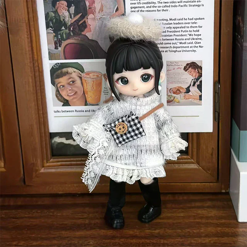 16-17cm Doll Clothes(NO Doll) Cute Dolls Outfit Suit Accessories Fashion Style Doll Dress Up Toy For Children view 5