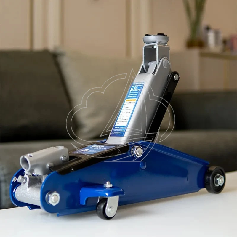 Car Rescue Tools Lifting Hydraulic Jockey Jack Pneumatic Lift Small Portable Car Floor Jack Heavy Duty Quick Lift Emergency