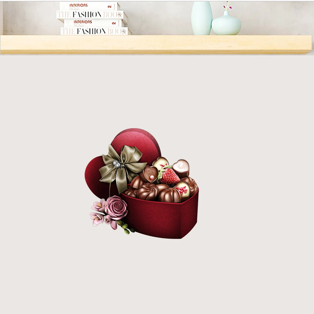 Three Ratels CO2 Sweet chocolate PVC wall sticker for party decoration kitchen refrigerator Decal