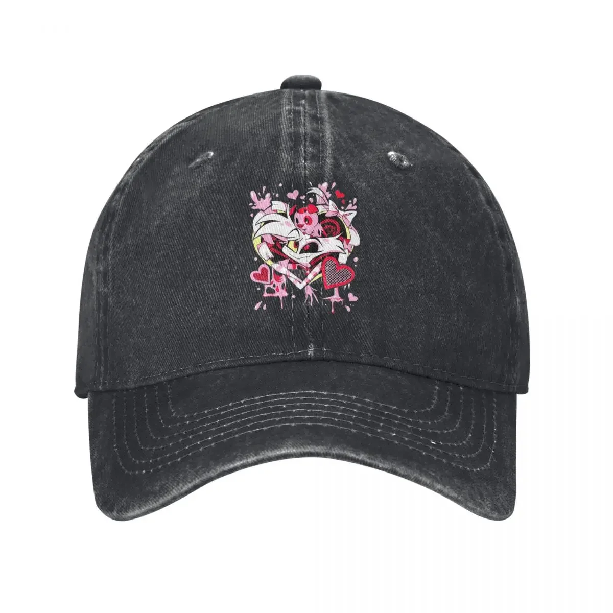 Vintage Hazbin Angel Dust Hotels Baseball Cap Men Women Distressed Washed Headwear anime express Outdoor Workouts Hats Cap