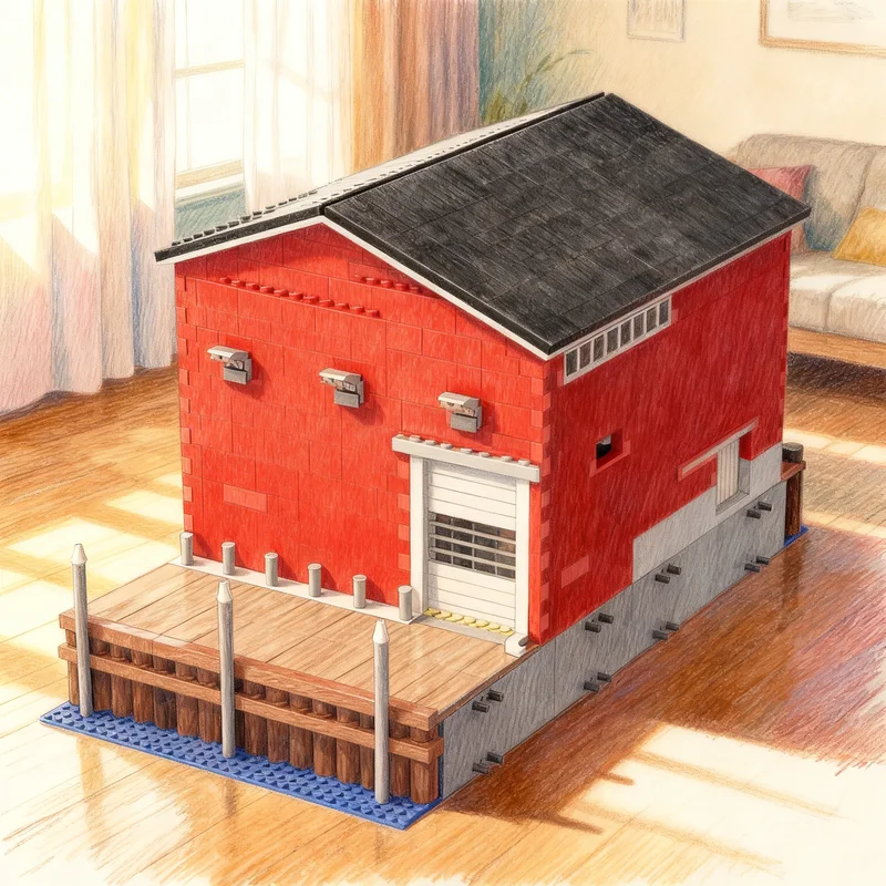 

4246pcs MOC FishCo Cannery Modular Streetscape Model Building Blocks DIY Gift Creative Collectible Display Decor Premium Adult