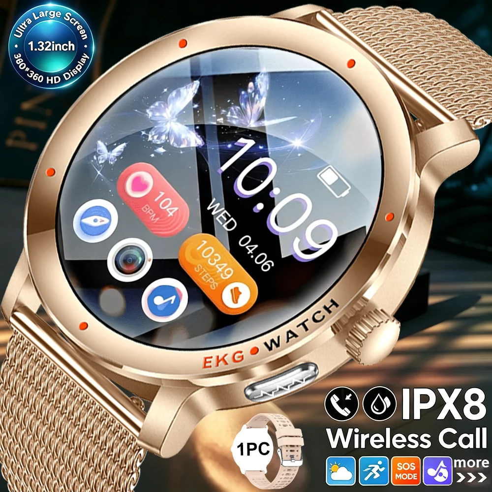 2026 New Model ECG+PPGAI Health Diagnosis Smartwatch - Men's Blood Pressure, Heart Rate, Sleep Monitoring Health Smartwatch