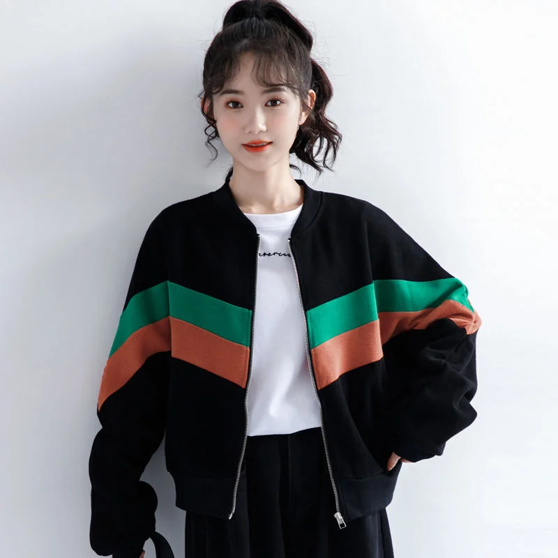 Imagem -03 - Jaqueta Bomber Feminina de Luxo Streetwear Coreano Roupas de Primavera Cabolsas de Beisebol Roupas Femininas Outono Novo Y2k 2023