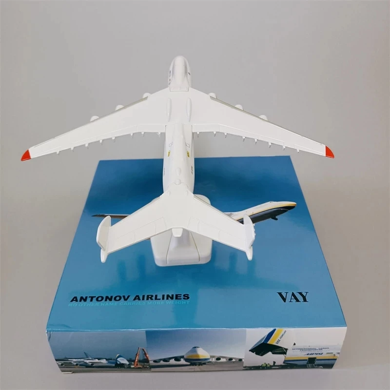 1:400 مقياس Antonov An-225 الخطوط الجوية نموذج طائرة 20 سنتيمتر سبيكة طبق الاصل يموت الصب نموذج طائرة تحصيل ديكور المنزل