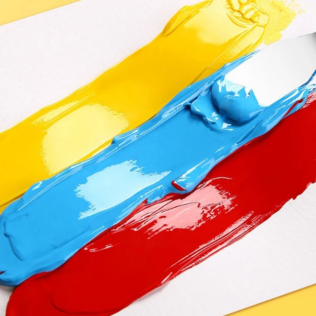 Ginflash 24Colors 12ML/Tube Acrylic Paint set color Art Painting paint fabric Drawing set Paint brushes palette