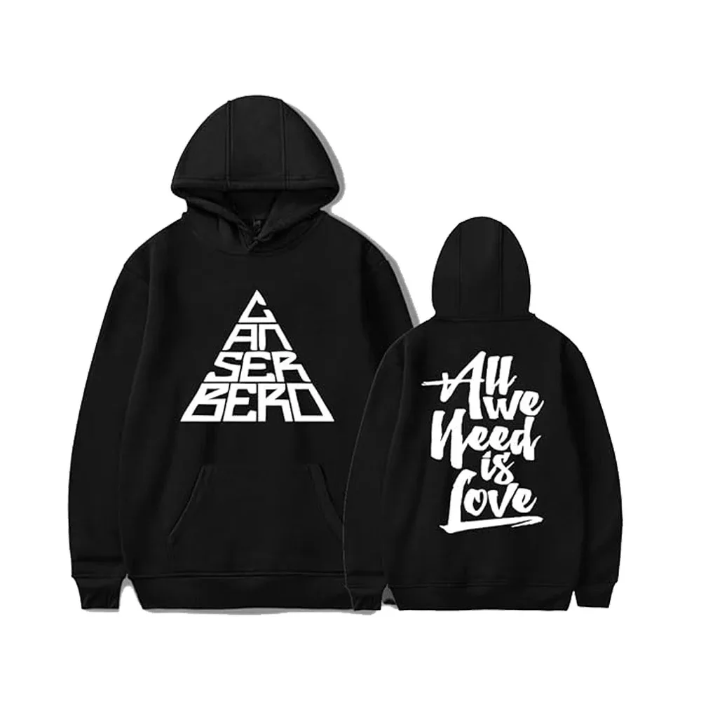 

Hoodies Canserbero mangerio e feminino，moletons Rapper，fatos de treino，com capuz，pulôver，All We Need is Love，moda，autumnal，2024