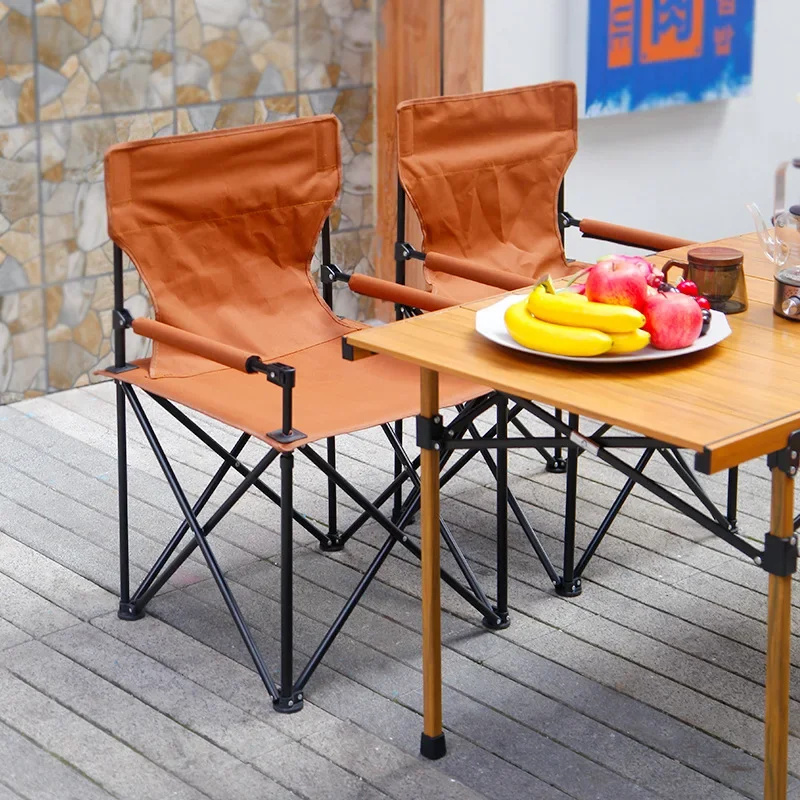 

Outdoor portable fishing camping picnic folding deck chair courtyard balcony leisure heightening gathering director chair