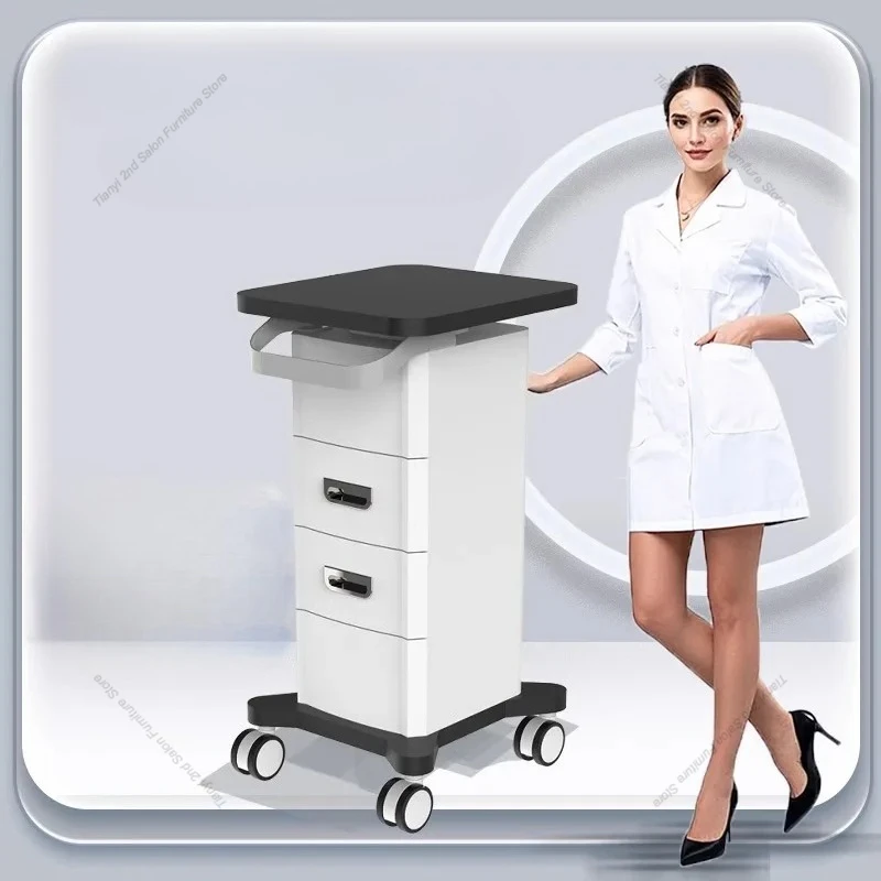 Nordic Top Grade Trolley Cart Manicure Tool Shelf Tattoo Salon Trolley Medical Beautify Salon Furniture Kosmetik Wagen FYST