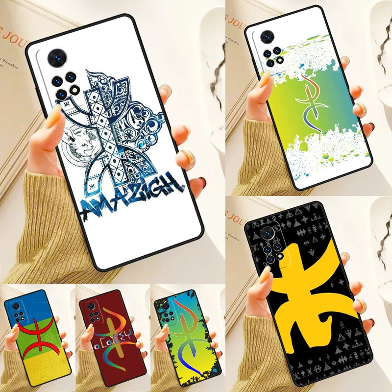 Amazigh Flag Splash Art Case For Samsung Galaxy S24 Plus S23 S20 S21FE Lite S22 Ultra Note 20 S8 S9 S10 Phone Coque