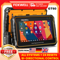 Foxwell GT60 OBD2 Automotivo Scanner Professional ABS SAS TPMS Active Test A/F Oil DPF EPB 24+ Reset All System Diagnostic Tool