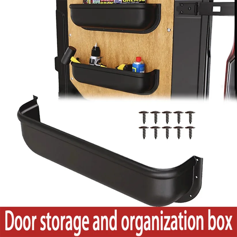 

Car Door Handle Storage Box For Van Camper Universal Fit Door Panel Tray Armrest Organizer Cover Car Accessories Storage Box
