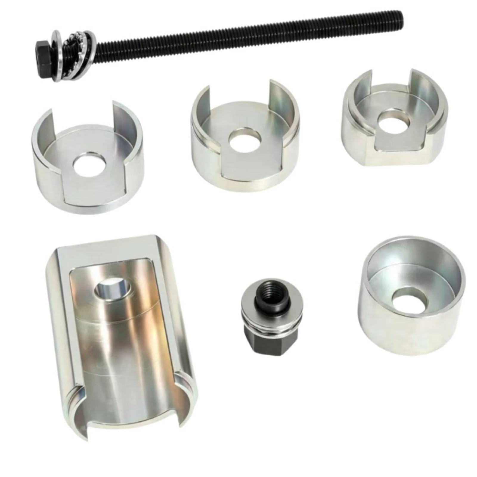Ball Joint Press with Carrying Case Forged Steel Ball Joint Removal Tool Bushing Tool Kit Heat Treated for Mechanics, Car Repair view 3