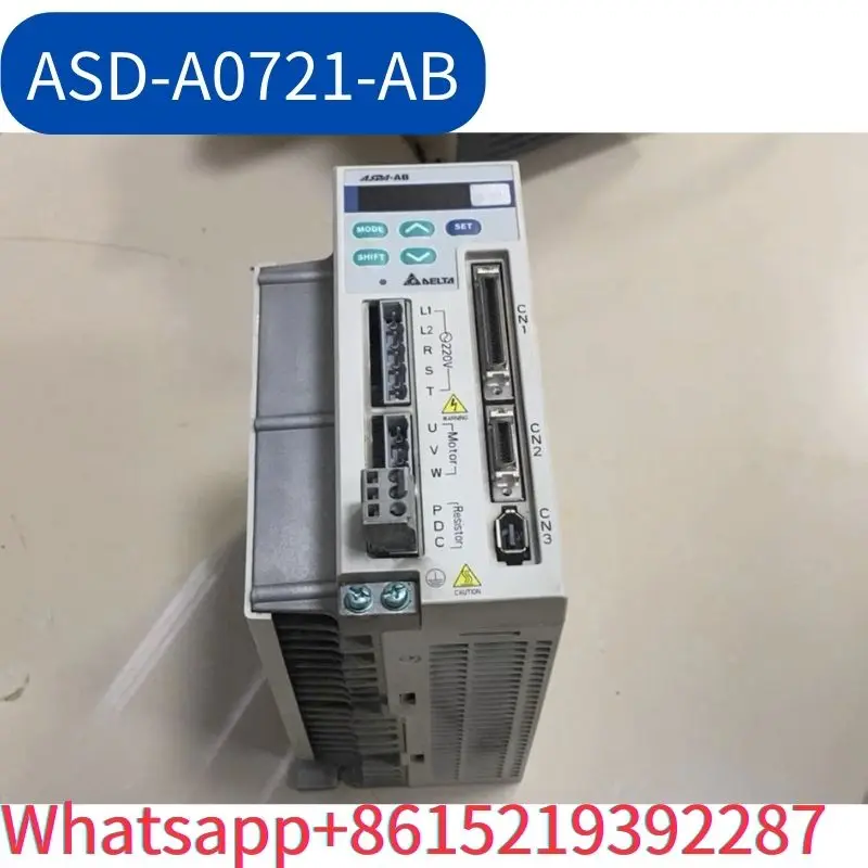 second-hand Servo driver ASD-A0721-AB 750W tested ok