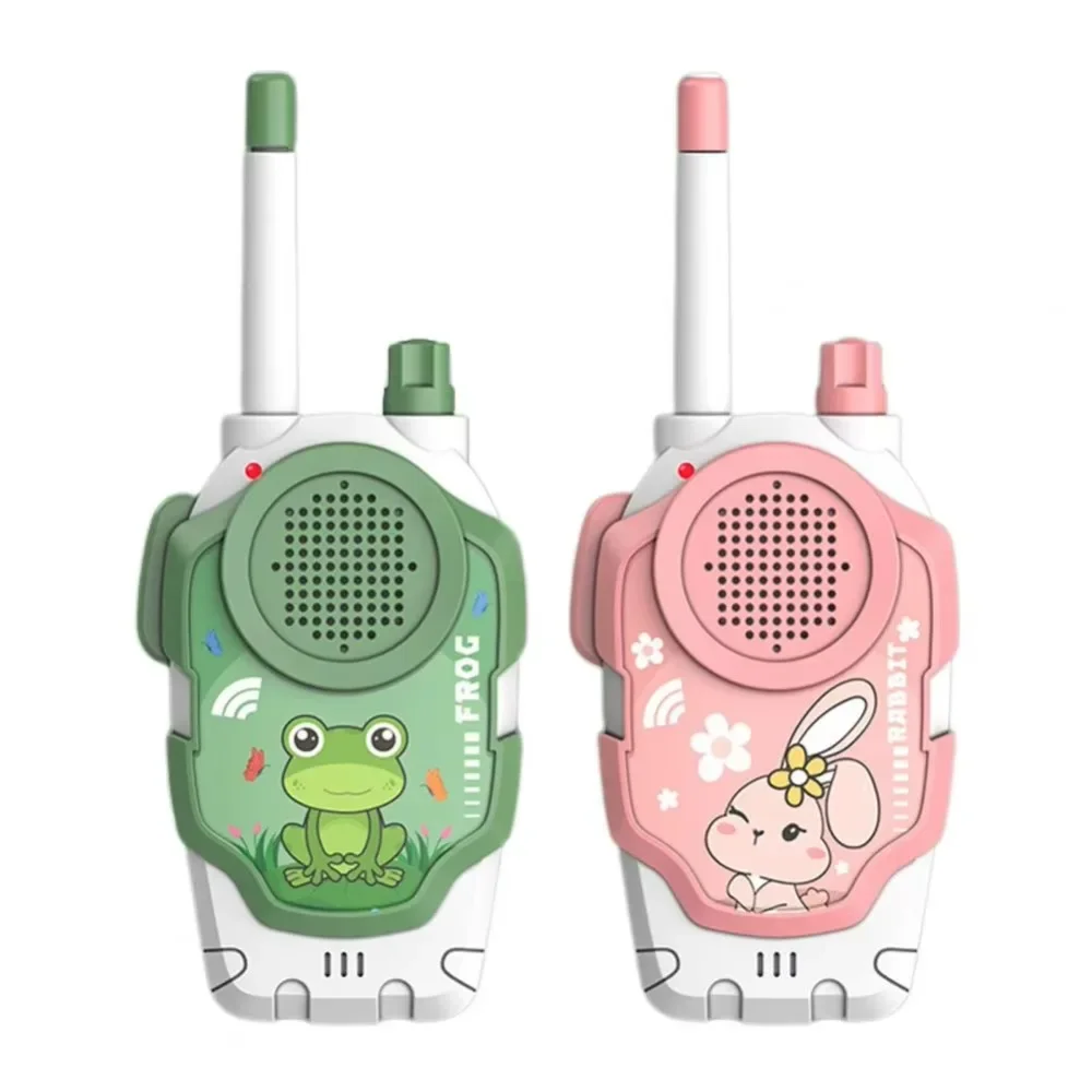 2Pcs Drahtlose Kinder Walkie Talkie Spielzeug eltern-kind-Interaktion Cartoon Mini Handheld Walkie Talkie Tragbare Transceiver