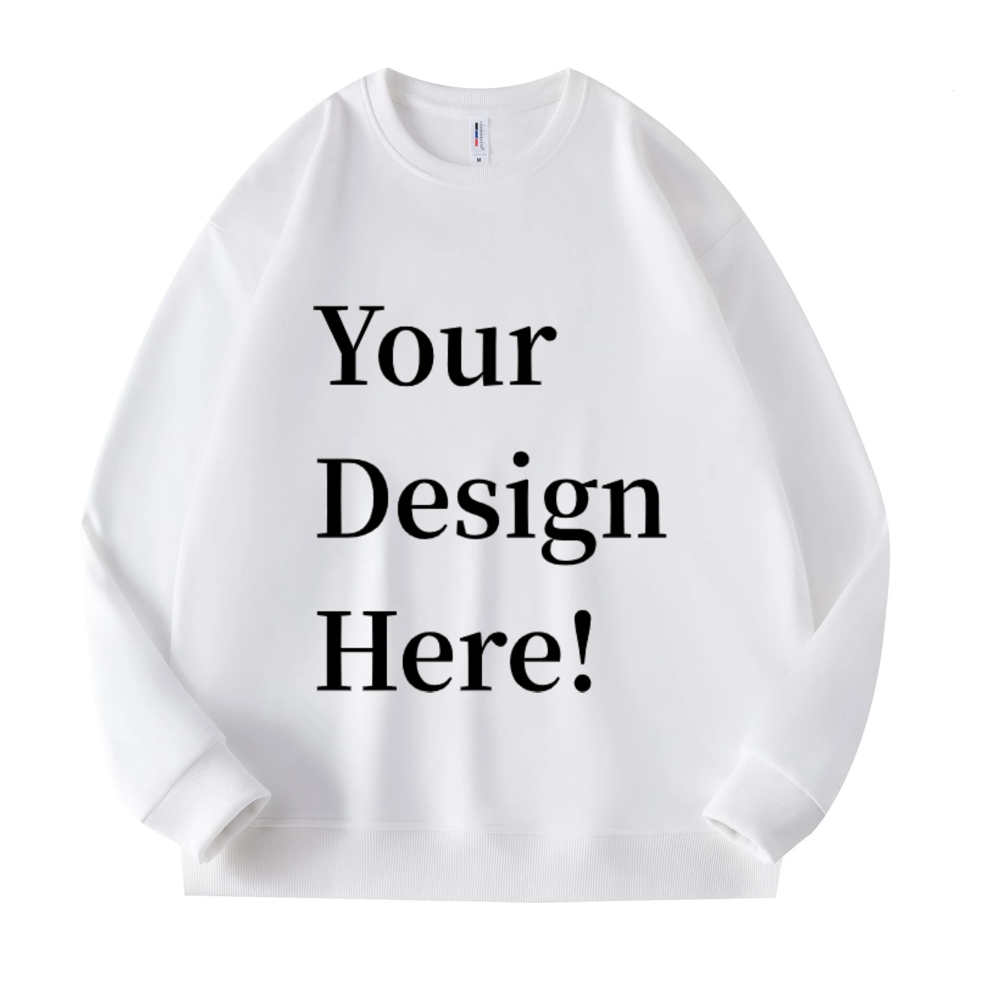 Custom Pullovers Fashion Matching Outfits DIY Print Your Like Photo Sweatshirts Long Sleeved Tees Customized Family Team Clothes