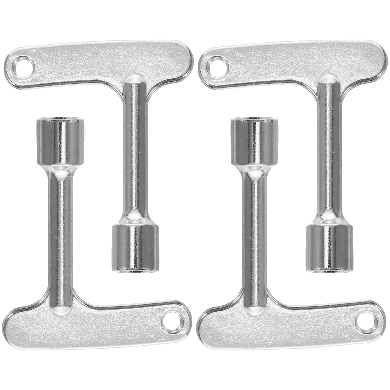 4 Pcs Elevator Key Spanner Triangle Cabinet Universal Utility Keys Small Hole Practical Lock Zinc Alloy Floor Lockout