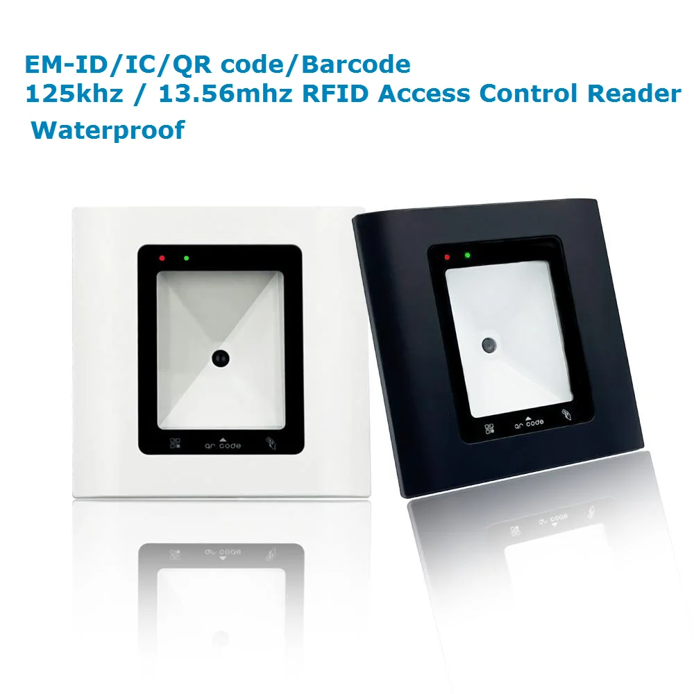 Waterproof Embedded New Smartphone QR Code Access Control System Card Readers Support RS232,RS485,usb Read EM or MF Card