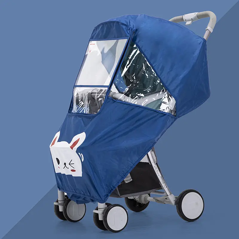 Windshield Stroller Baby Stroller Rain Cover Universal Baby Sun Protection Windshield Rain Cover Stroller Thickened Hair Generat