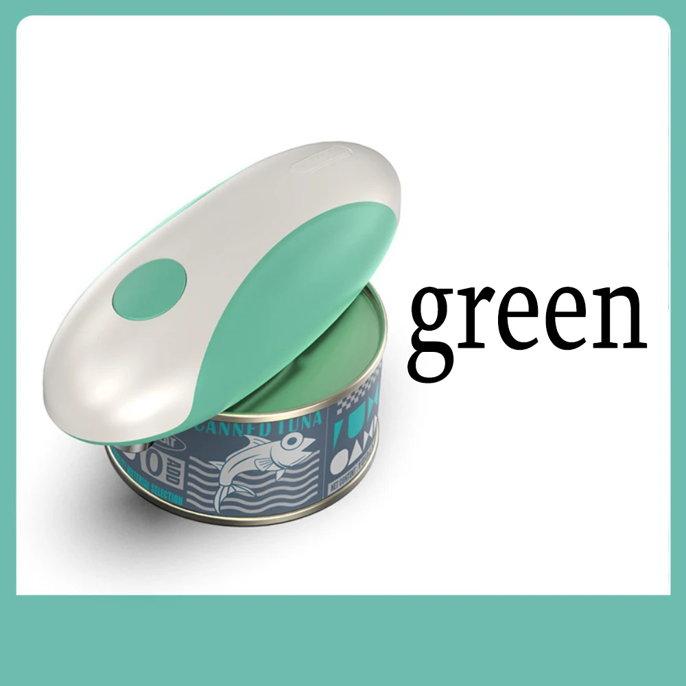 

Electric Can Opener Automatic Jar Opener Portable Rechargeable Kitchen Can Opener Hands-Free Easy Pull One Touch Tin Can Opener