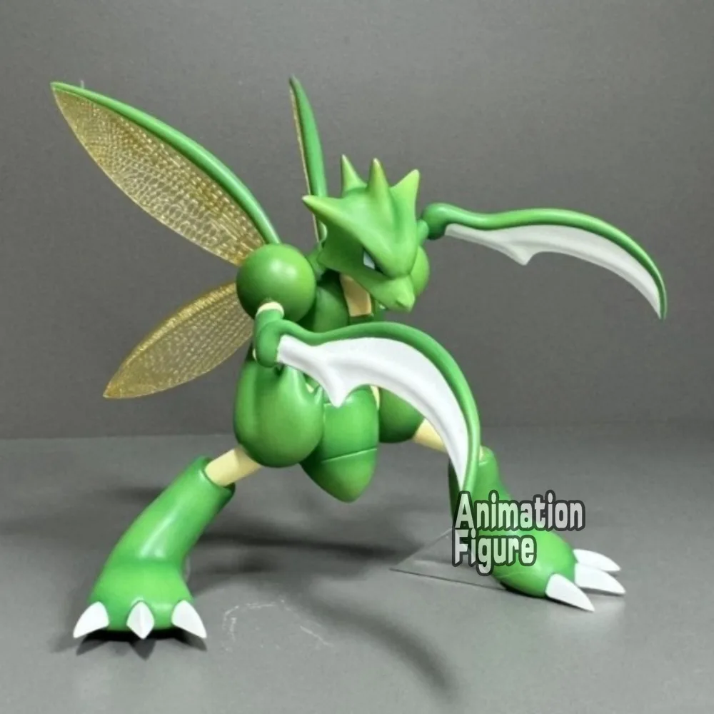 11cm/4,33 Zoll Anime Pokémon Figur Scyther Actionfiguren PVC-Statue Desktop-Ornament Sammlermodell Spielzeug Geschenke – Detail 3