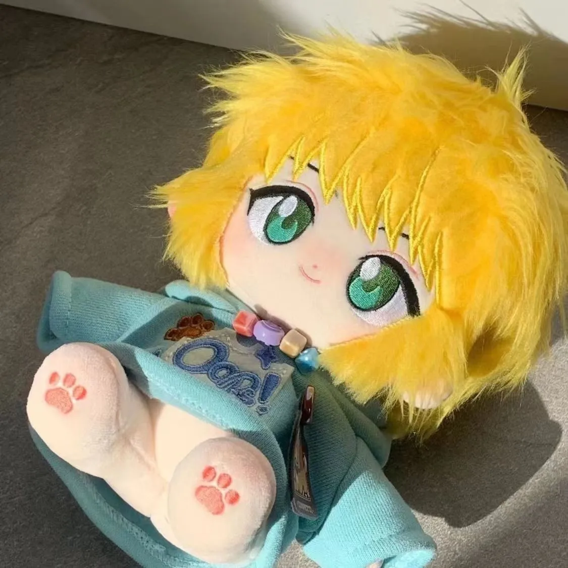 20cm Dress-up Cotton Doll COS Anime Hunter X Hunter Kurapika Cartoon Stuffed Plush Doll Children's Adults' Cute DIY Gift Toys