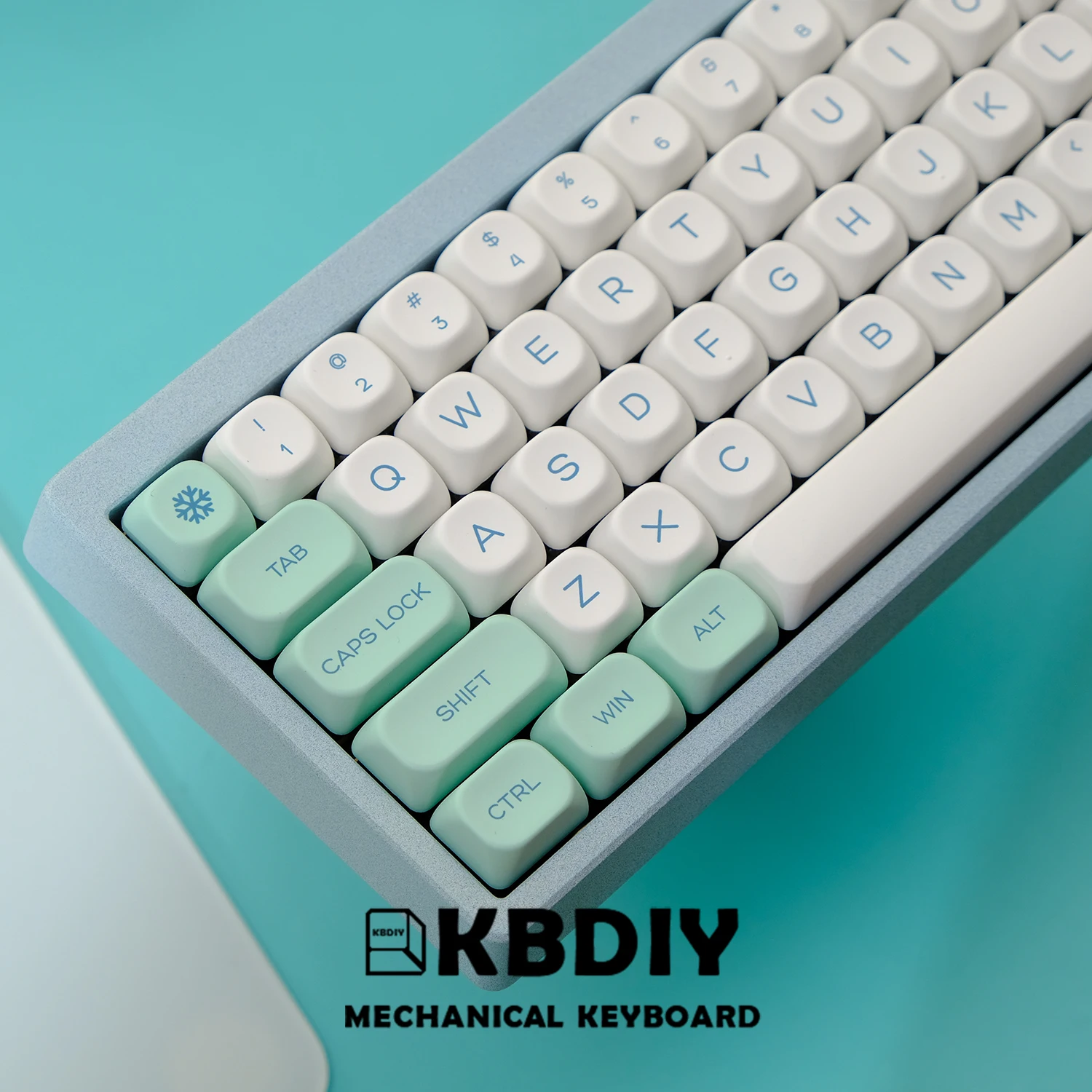 Imagem -05 - Kbdiy-bonito Keycaps Snow Mountain 138 Teclas Caps Pbt Custom Koa Teclado Gaming Mecânica mx Switches Iso Espaço 7u