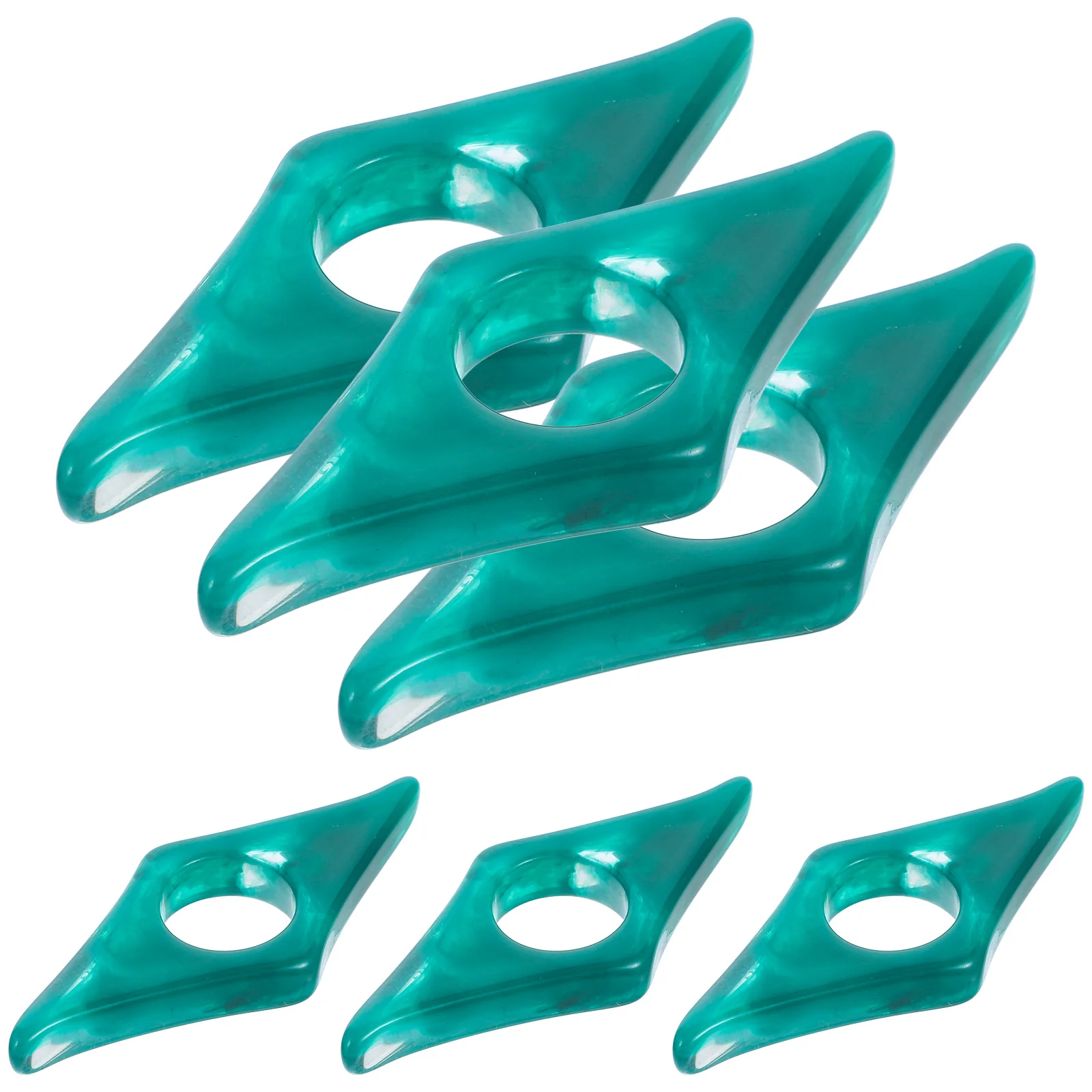 6Pcs Resin Page Holders Thumb Ring Book Holder Multi-Function Reading Holder Convenient Book Accessory Reading Supply