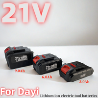 21V rechargeable lithium battery for electric tools, used for Dayi electric wrenches, drill bits, chain saws, etc
