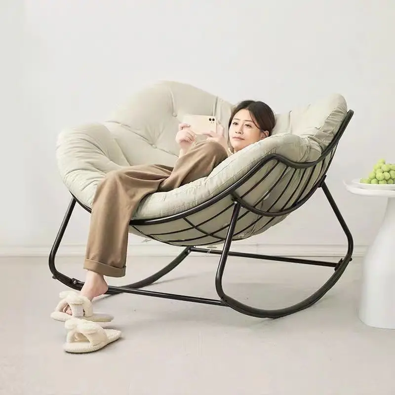 رائجة البيع غرفة المعيشة الحديثة كرسي متأرجح الاسترخاء صالة كرسي الترفيه كرسي متأرجح للبالغين أثاث المنزل الداخلي #2
