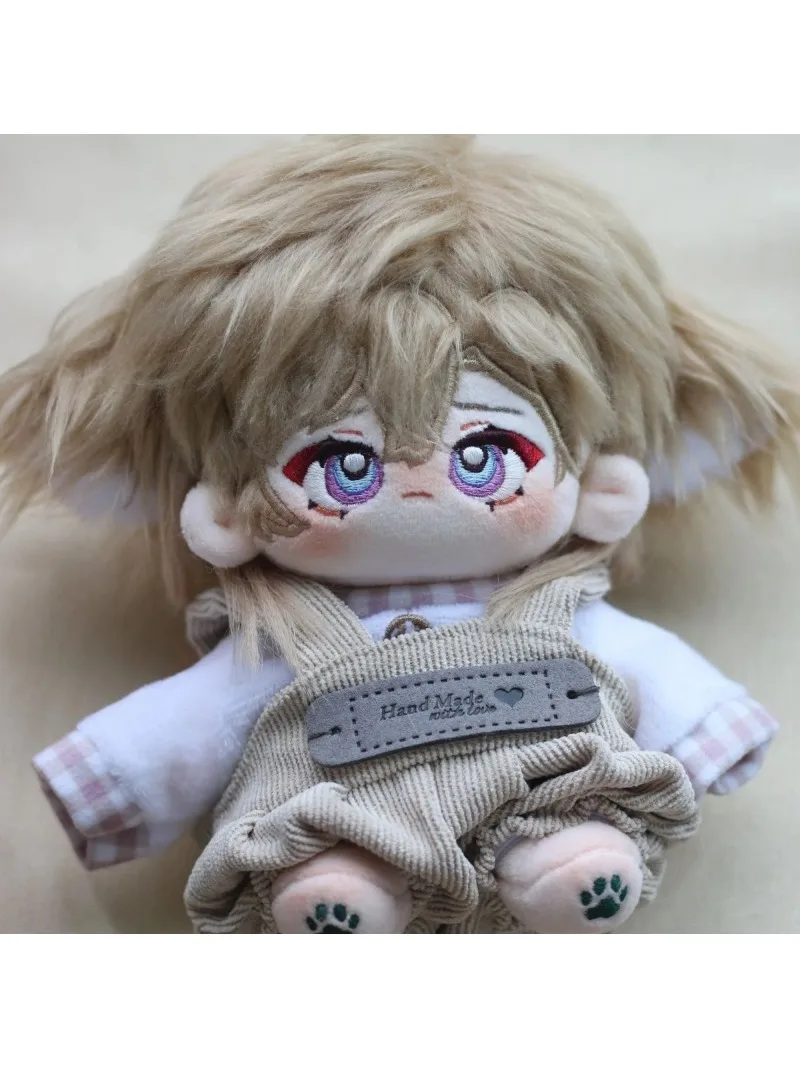 Game Anime Honkai: Star Rail Cosplay 20cm Aventurine Plush Adorable Embroidery Doll Toy Ear with Tail Plush Collect Student Gift