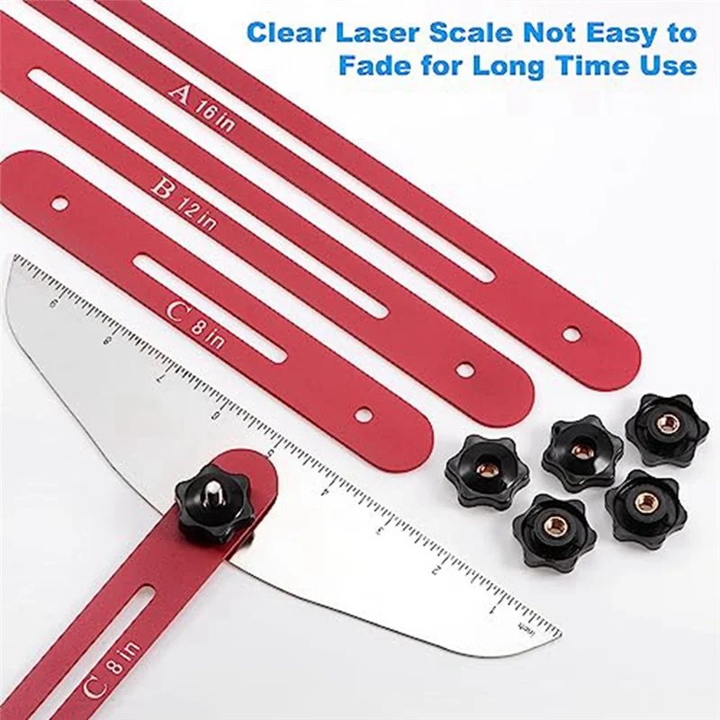 

Stair Tread Template Tool 9Inch-54Inch Adjustable Length Stair Measuring Tool Jig for Stair Treads Suitable for Stairs jasmine