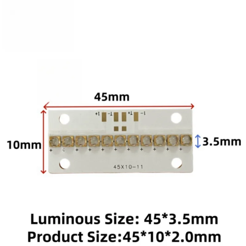 33W 365nm 385nm 395nm 405nm Quartz Lens uv curing lamp For Screen Printing Equipment Dry UV Paint Glue Adhensive