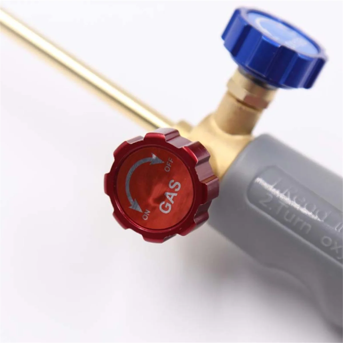 Antorcha de soldadura de gas propano/MAPP de oxígeno de latón ligero A002 para soldadura de soldadura (cilindro no incluido)