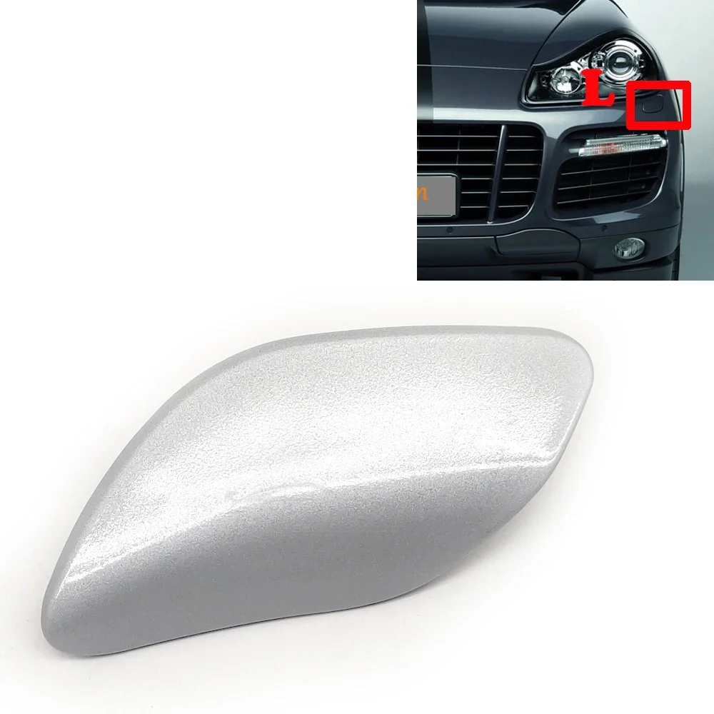 For 07-10 Porsche Cayenne 9PA1 955 957 GTS Turbo S Sport Design Package Front Headlight Washer Cover 95562830311 95562830411 - view 5