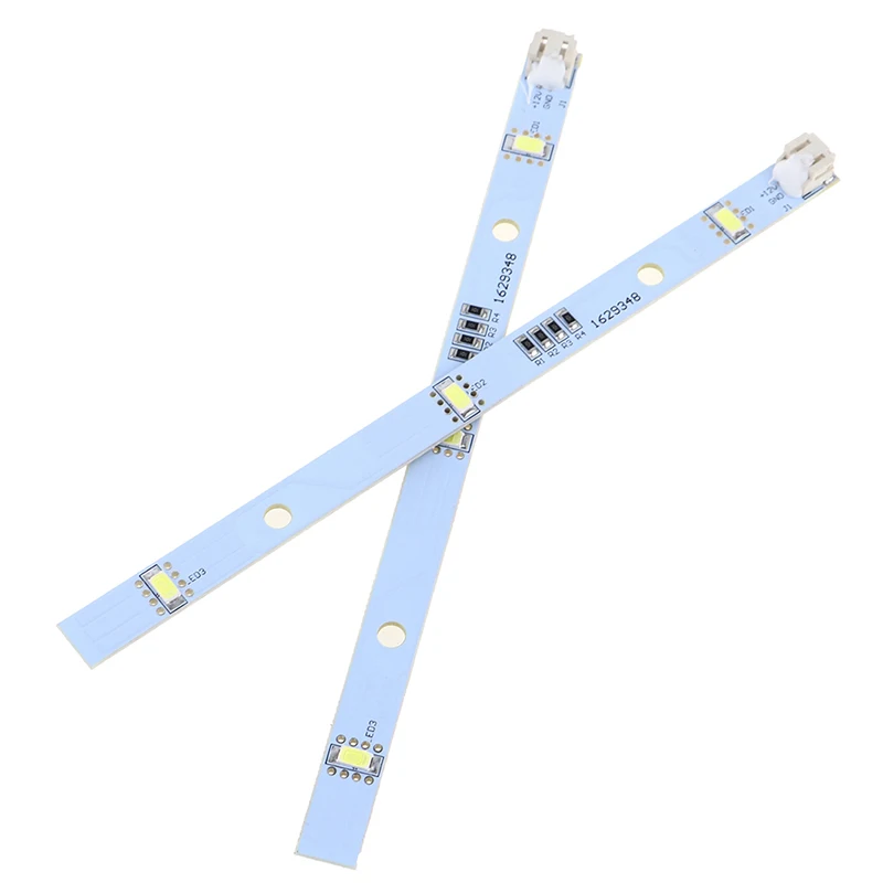 2pcs Freezer Light Bar LED Strip For RONGSHENG/ HISENSE Refrigerator LED Light E349766 MDDZ-162A 1629348 DC12V 2W