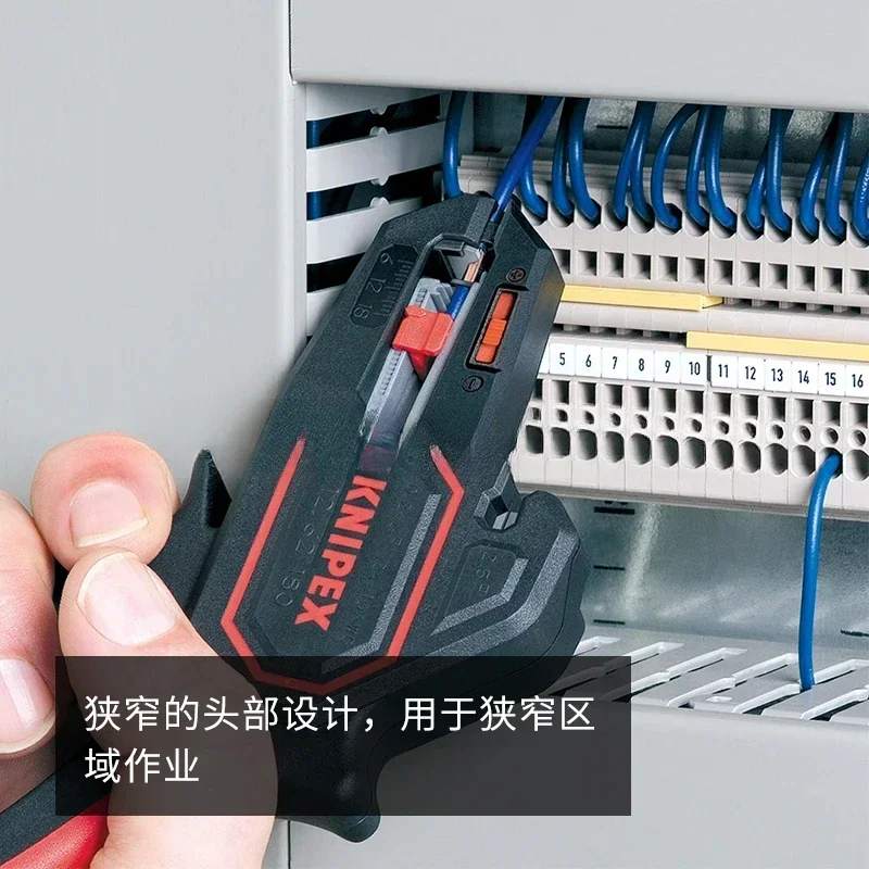 2025 KNIPEX أدوات Kennepack الألمانية 7 "180 مللي متر كماشة تجريد الأسلاك المعزولة الأوتوماتيكية 1262180