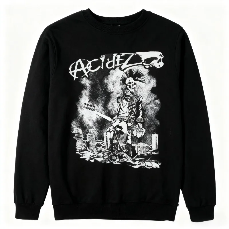 خمر Slipknots إعداد الجحيم جولة النساء هوديي أسود المعادن الثقيلة روك باند الرجال النساء الهيب هوب الجمالية الجرافيك التي شيرت Y2k القمم